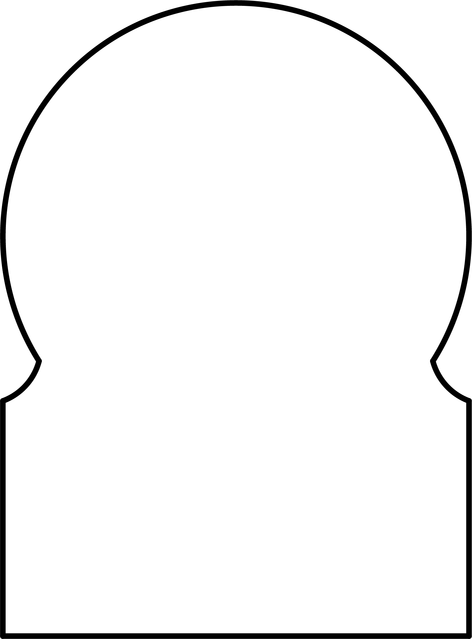 DS-32 monument line drawing